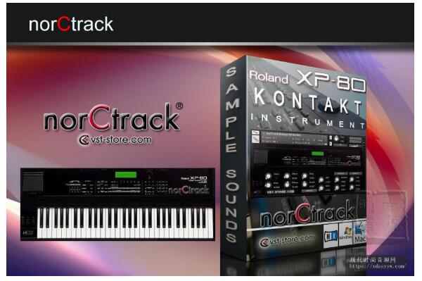 norCTrack Roland XP 80 KONTAKT电子合成器音色-现代时尚音源网