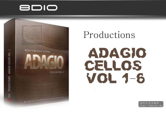 8DIO Productions Adagio Cellos Vol 1-6 KONTAKT