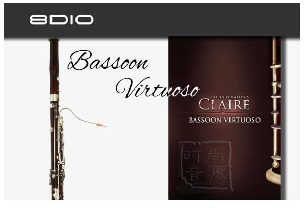 8Dio Claire Bassoon Virtuoso KONTAKT-巴松木管音源