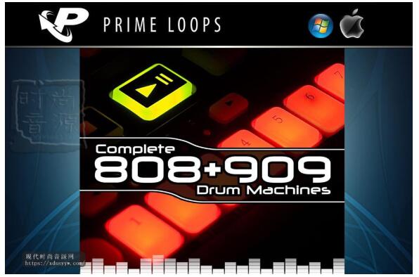 Prime Loops Complete 808 & 909 Drum Machines-传奇鼓机素材