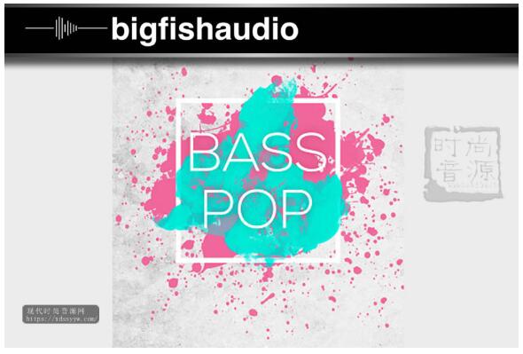 Big Fish Audio Bass Pop: Bass-Pop-EDM Construction Kits流行电子节奏