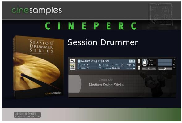 CineSamples Session Drummer Series WAV AiFF REX2 KONTAKT电影鼓手