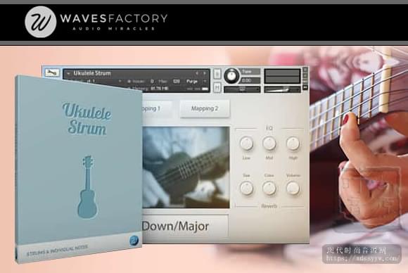 Wavesfactory Ukulele Strum v2.0 KONTAKT尤克里里吉他扫弦