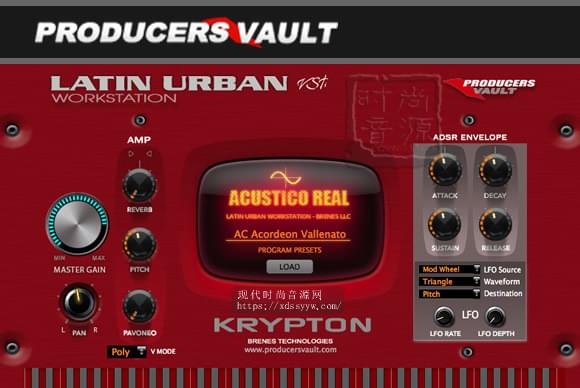 Producers Vault Latin Urban v1.5 VSTi WiN 32/64 bit都市拉丁音源