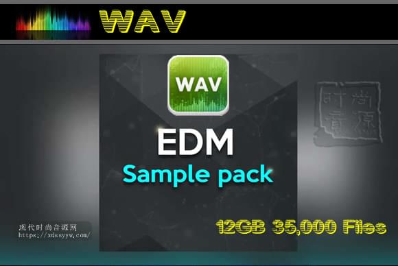 EDM WAV Sample Pack - 12GB 35,000 Files 流行EDM综合素材包