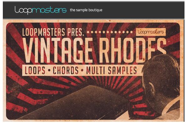Loopmasters Vintage Rhodes