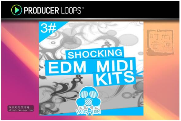 Vandalism Shocking EDM MIDI Kits 3 电子节奏素材