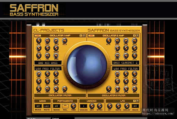 CL Projects Saffron Bass Synthesizer KONTAKT低音合成器