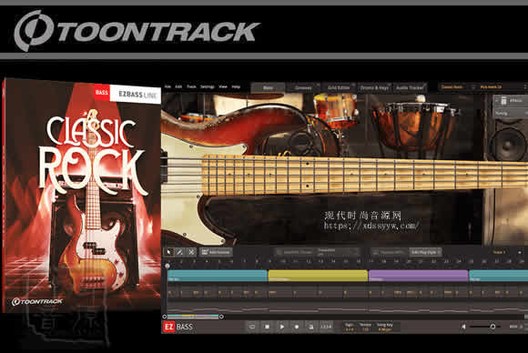 Toontrack Classic Rock EBX v1.0.0 (SOUNDBANK)EZBASS扩展之摇滚贝斯