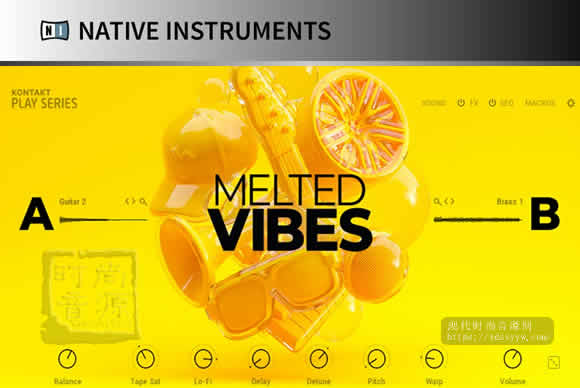 Native Instruments Melted Vibes KONTAKT融化振动合成器