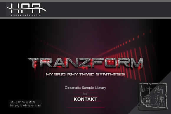 Hidden Path Audio TRANZFORM Hybrid Rhythmic Synthesis KONTAKT影视配乐合成器