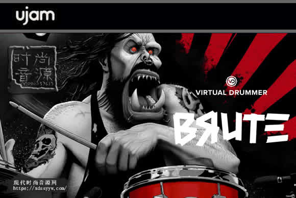 uJAM Virtual Drummer BRUTE v2.1.1 PC摇滚朋克鼓
