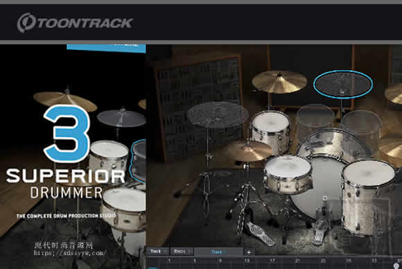 Toontrack Superior Drummer 3 v3.3.5 PC/MAC 超级鼓手 3 (含完整230GB音色)