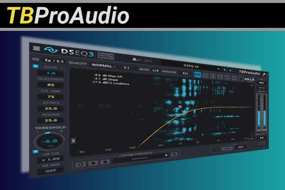 TBProAudio DSEQ3 v3.6.0 PC MAC动态均衡器