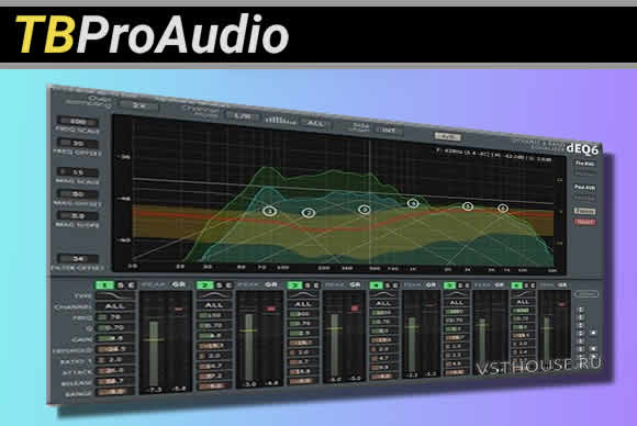 动态均衡 TBProAudio dEQ6 v4.0.6 WiN 六频段 (立体声/ MS)