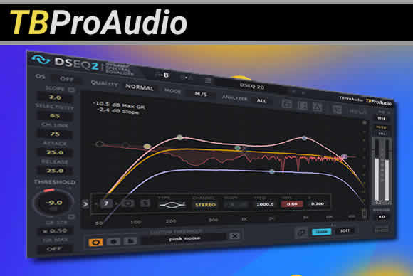 TBProAudio DSEQ v2.2.4 PC动态均衡器