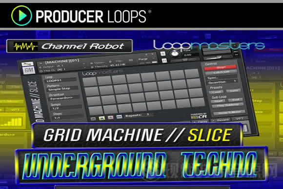 Channel Robot Grid Machine Slice Underground Techno KONTAKT素材包