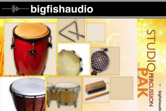 Big Fish Audio Studio Percussion Pak工作室打击乐