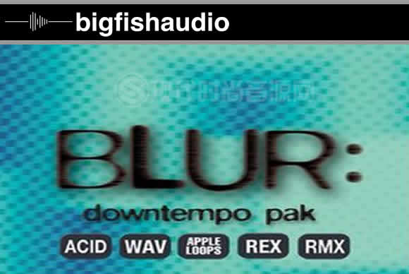 Big Fish Audio Blur Downtempo Pak WAV REX慢节奏循环音源