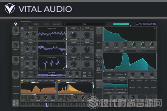 Vital Audio Vital Pro v1.5.5 WIN.OSX.LiNUX光谱变形波表合成器