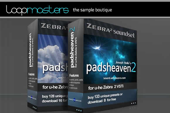 Sound Artenuovo Padsheaven Bundle Pack for u-he Zebra 2流行样品循环素材