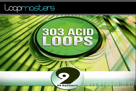 99 Patches 303 Acid Loops WAV MiDi多格式流行音频样品循环素材