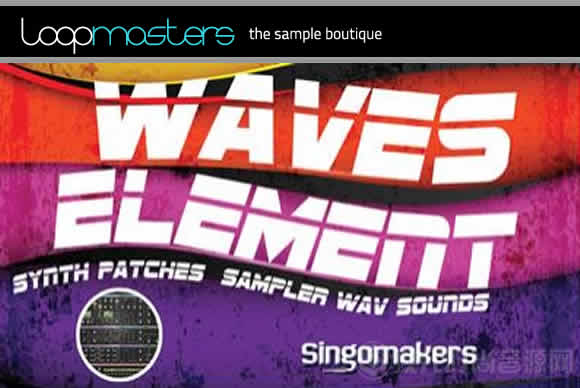 Singomakers Waves Element Synth Patches流行样品循环素材