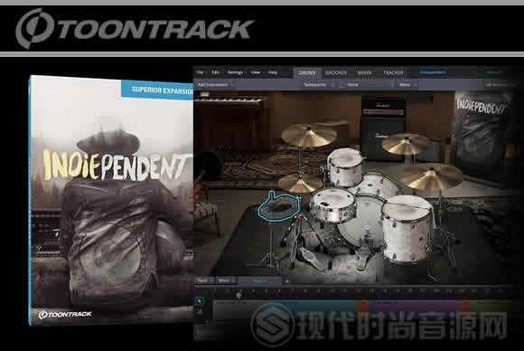 Superior Drummer Toontrack The Indiependent SDX扩展独立音乐鼓
