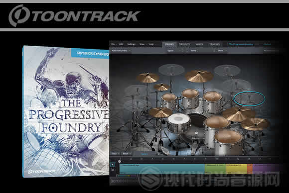 Superior Drummer Toontrack The Progressive Foundry SDX扩展