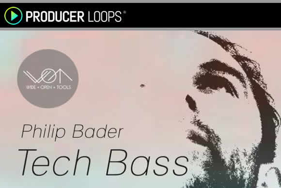 Wide Open Tools Philip Bader Tech Bass WAV MiDi流行样品循环素材