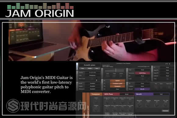 Jam Origin MIDI Guitar 2 v2.2.1 PC x86 x64吉它信号转MIDI