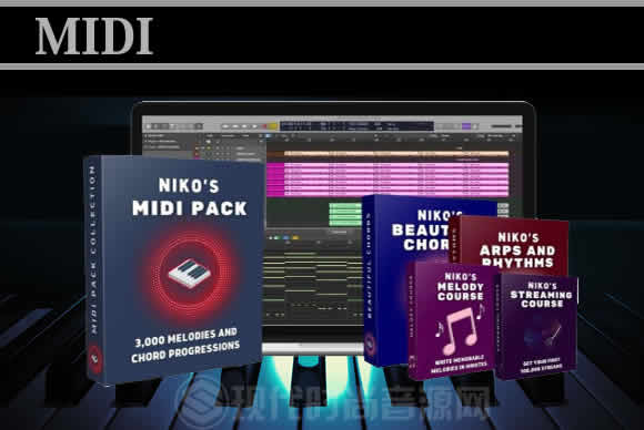 Piano For Producers Niko's Ultimate MIDI Pack迷笛包