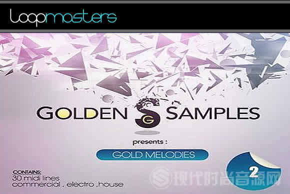 Golden Samples Gold Melodies Vol.2 MiDi多格式流行音频样品循环素材