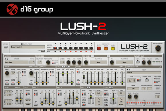 D16 Group Lush 2 v2.0.0 PC合成器