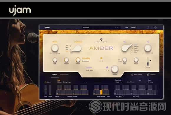 UJAM Virtual Guitarists AMBER2 v2.1.1 PC MAC虚拟木吉他手