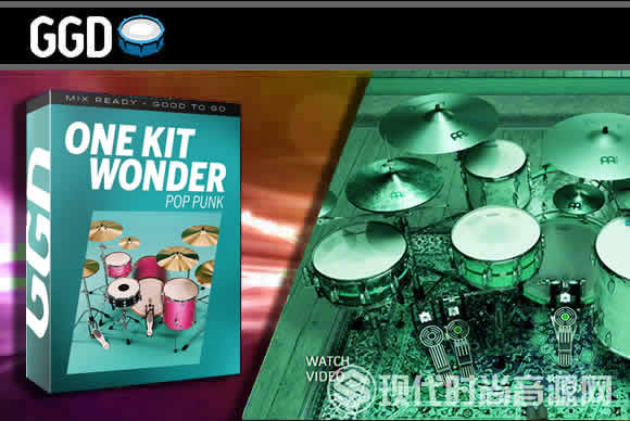 GetGood Drums One Kit Wonder Pop Punk KONTAKT流行朋克鼓
