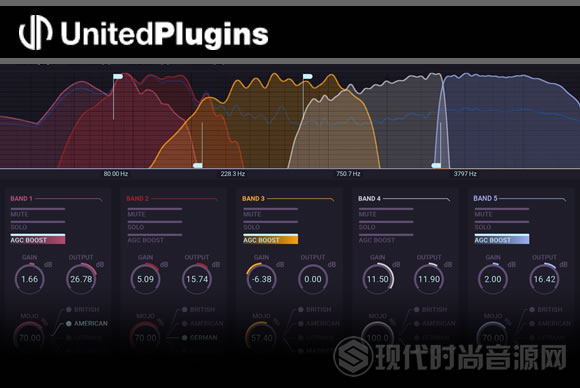 United Plugins & Soundevice Digital Plamen v1.0 PC多频段饱和器