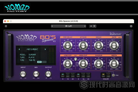 Nomad Factory 80s Spaces v2.2.0 PC-80年代声音氛围