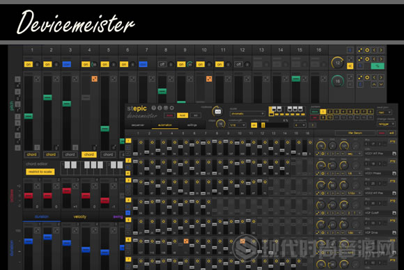 Devicemeister StepicVST v. 1.5.0 & Stepic MAX4Live 1.5.0 PC调制音序器