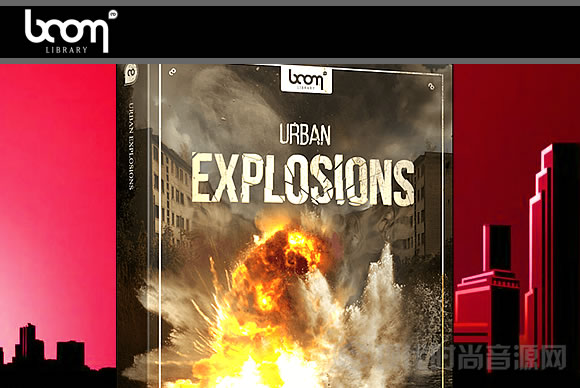 Boom Library Urban Explosions Bundle WAV城市爆炸音效