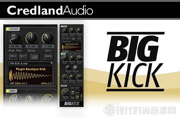 Credland Audio BigKick v1.9.6 PC鼓合成器