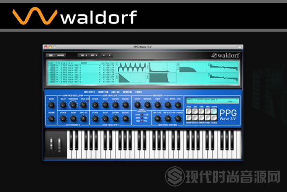 Waldorf PPG Wave 3 V v1.3.2 PC MAC波形合成器
