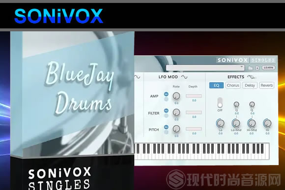 SONiVOX Singles Blue Jay Drums v1.0.0 PC鼓合成器