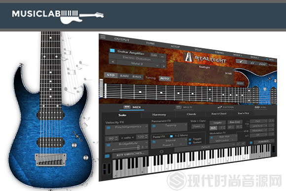 MusicLab RealEight 6 v6.1.0 PC传奇8弦电吉他
