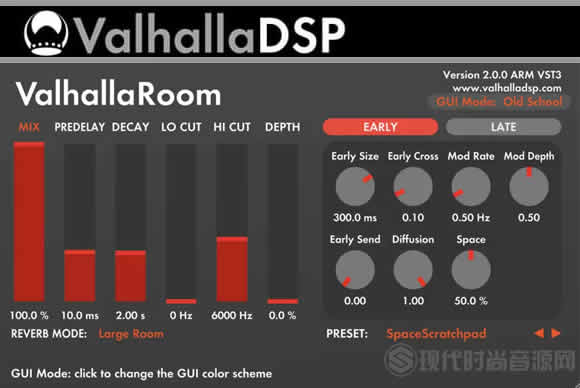 Valhalla DSP Valhalla Room v2.0.0.5 PC立体声混响