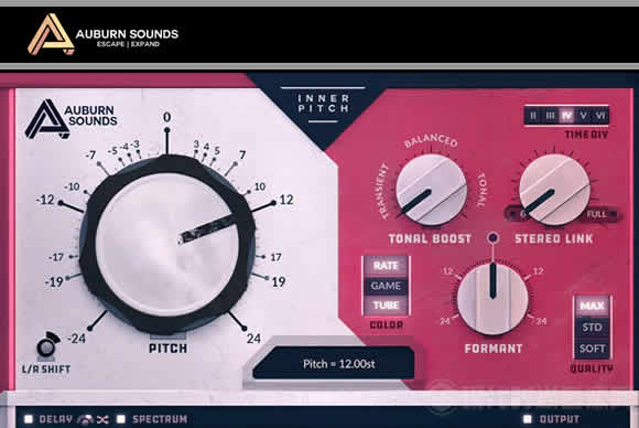 Auburn Sounds Inner Pitch v1.0.0 PC MAC变音插件