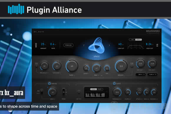 Plugin Alliance Brainworx bx aura v1.0.0 PC创意混响