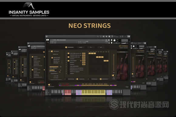 Insanity Samples Neo Strings Solo String Ensemble 4.0.3 KONTAKT现代弦乐独奏