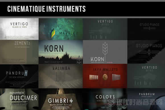 Cinematique Instruments公司 KONTAKT音源大礼包