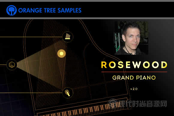 Orange Tree Samples Rosewood Grand 2.0.0 KONTAKT雅马哈C7三角钢琴